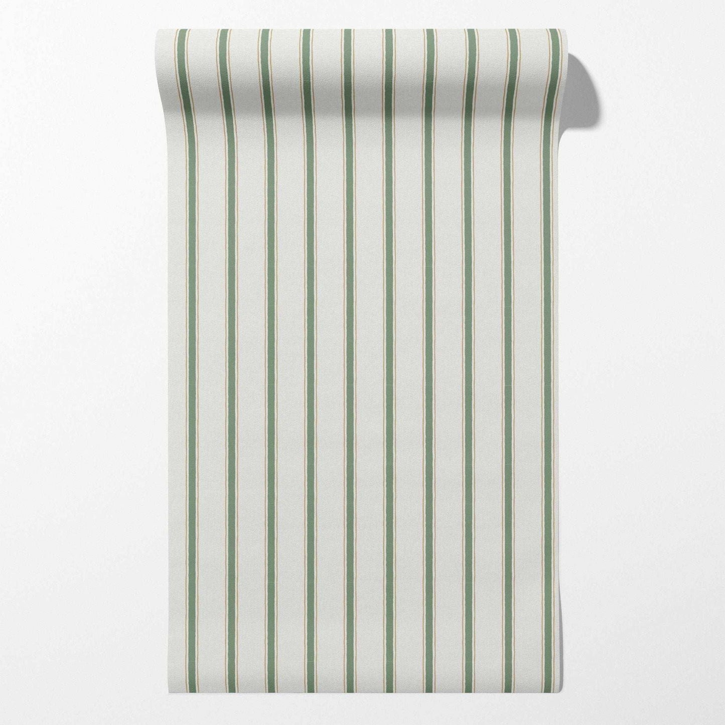 Moulding Line Wallpaper in Soft Sage