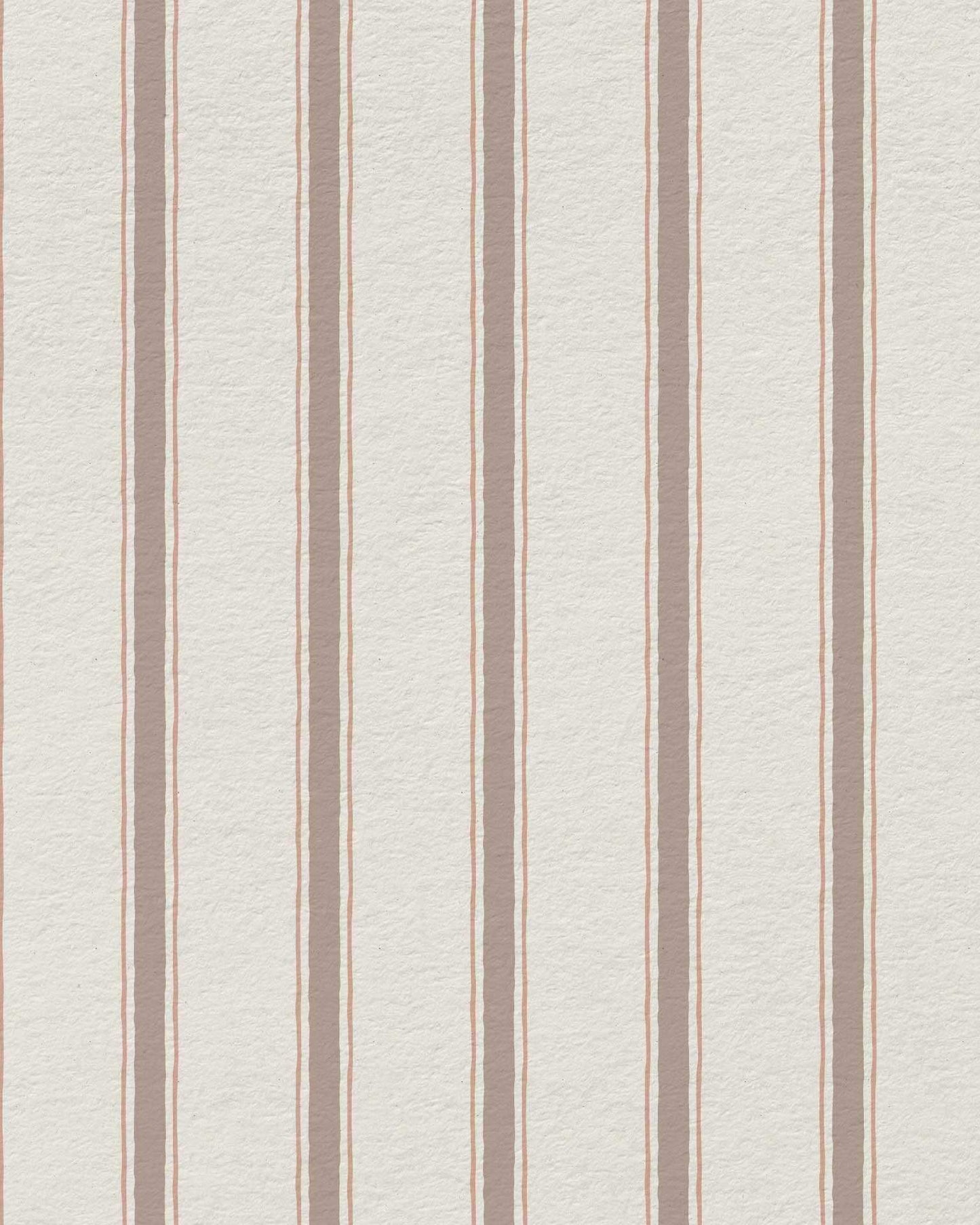 Moulding Line Wallpaper in Vintage Rose