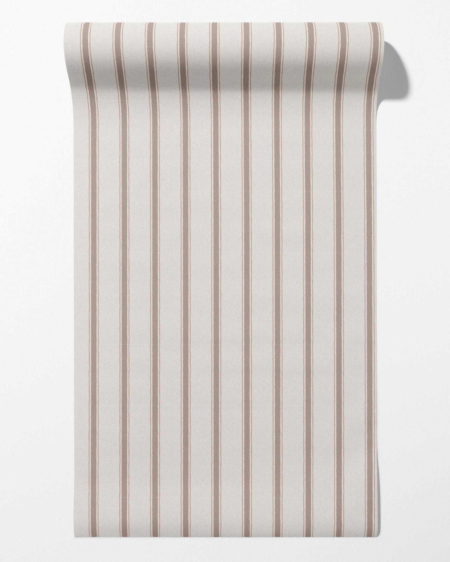 Moulding Line Wallpaper in Vintage Rose