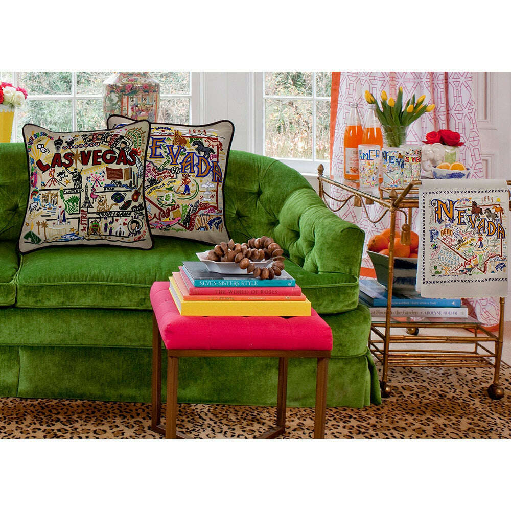 Nevada Hand-Embroidered Pillow