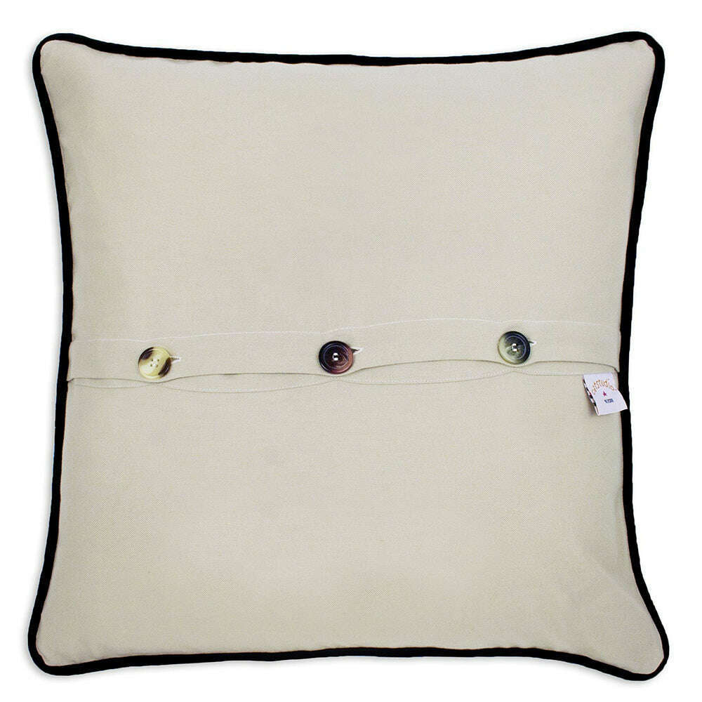 New Mexico Hand-Embroidered Pillow