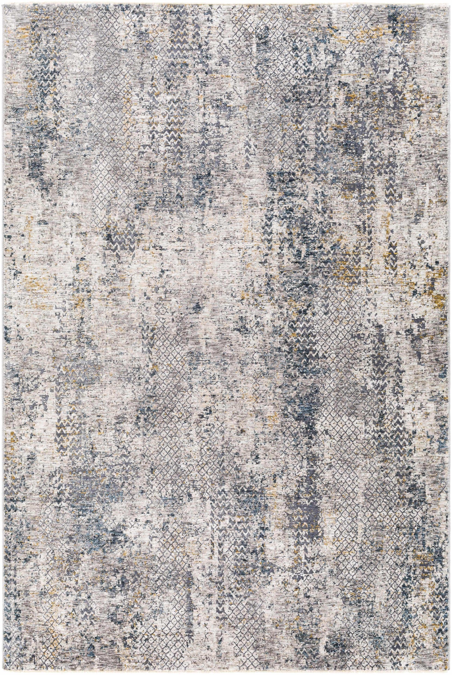 Odell Abstract Luxe Fringe Rug - Clearance