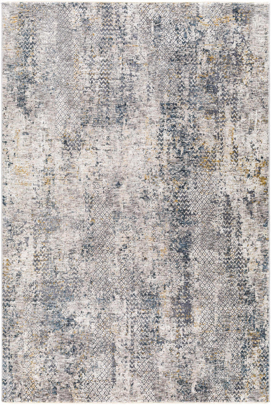 Odell Abstract Luxe Fringe Rug - Clearance