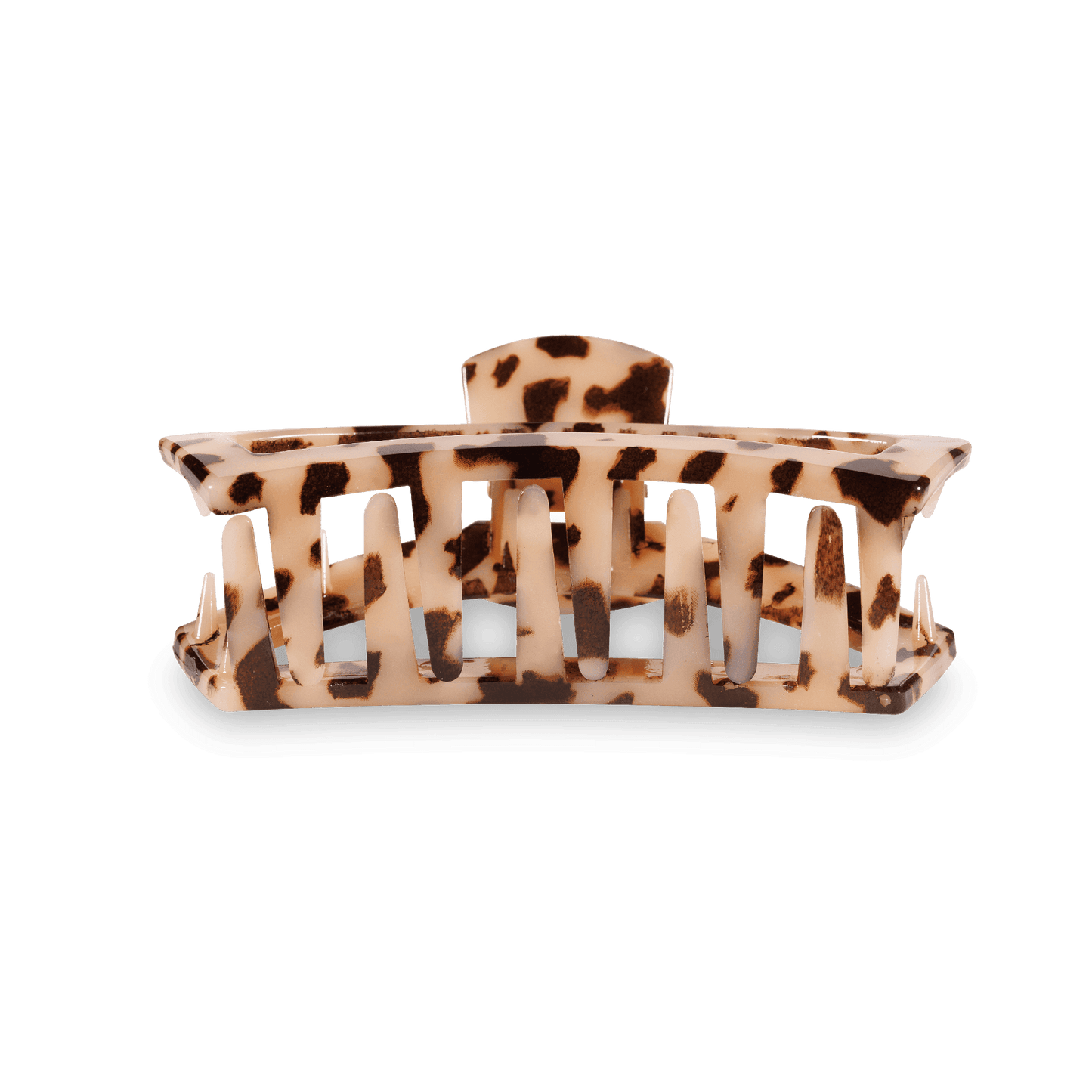 Open Blonde Tortoise Small Claw Hair Clip