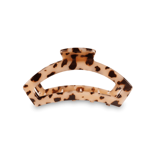 Open Blonde Tortoise Small Claw Hair Clip