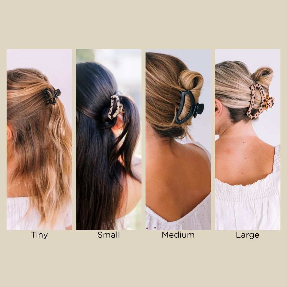 Open Tortoise Small Claw Hair Clip