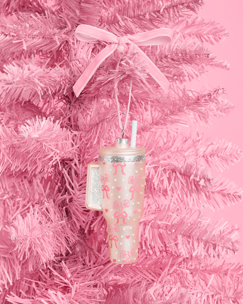 Girly Tumbler Ornament - glass ornament
