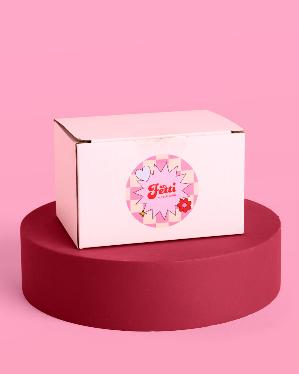Sweetheart Cake Ornament - pink ornament