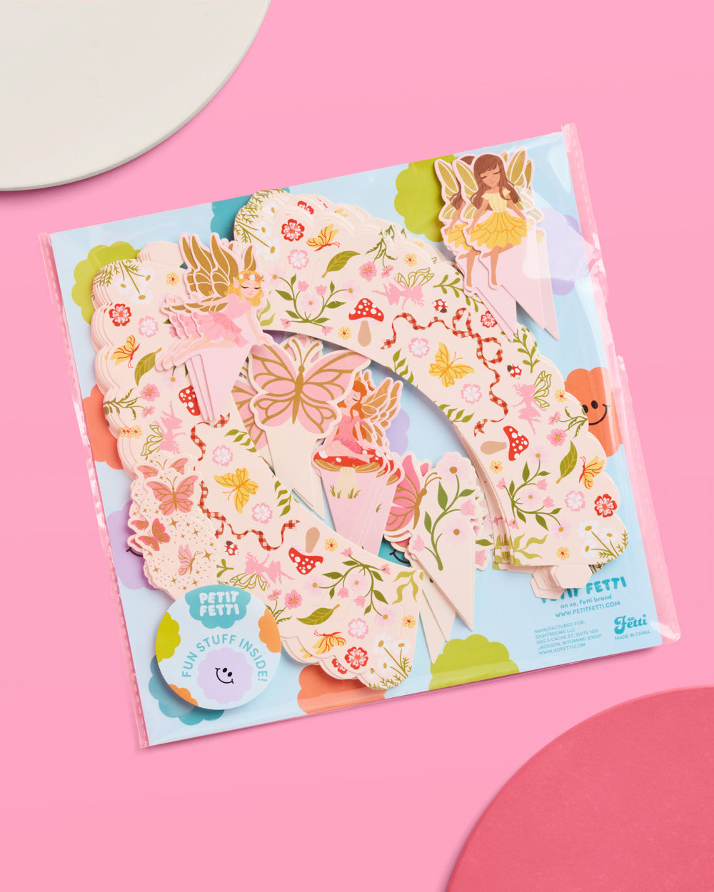 Garden Fairy Toppers - 24 sets of liners + toppers