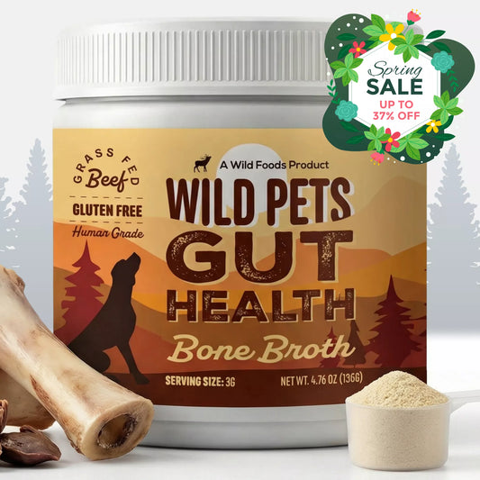Wild Bone Broth for Pets, Gut & Immune Support