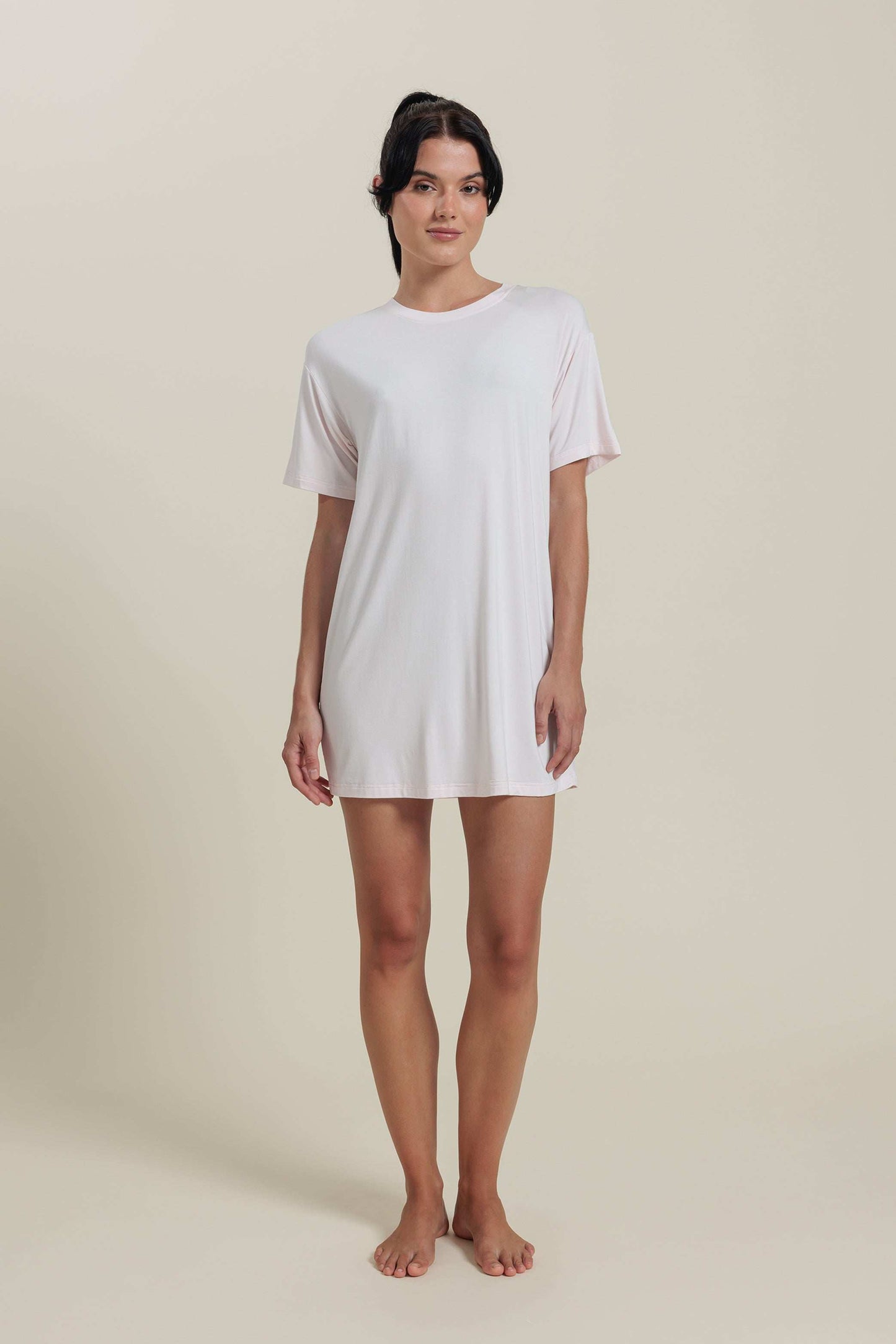 Bamboo Short Sleeve Tee Dress