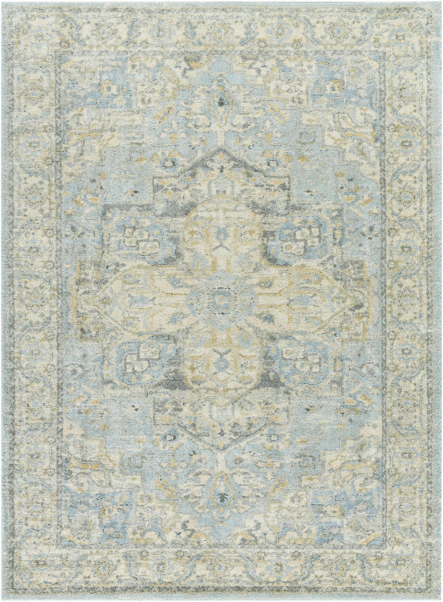 Akshay Beige Thick Luxe Area Rug