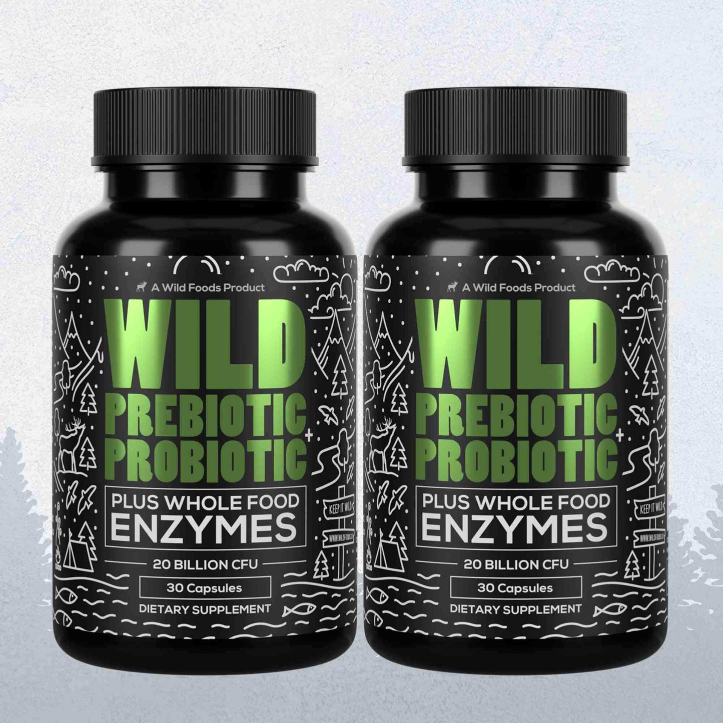 Prebiotics & Probiotics, 30 servings – Gut Health & Digestion Support