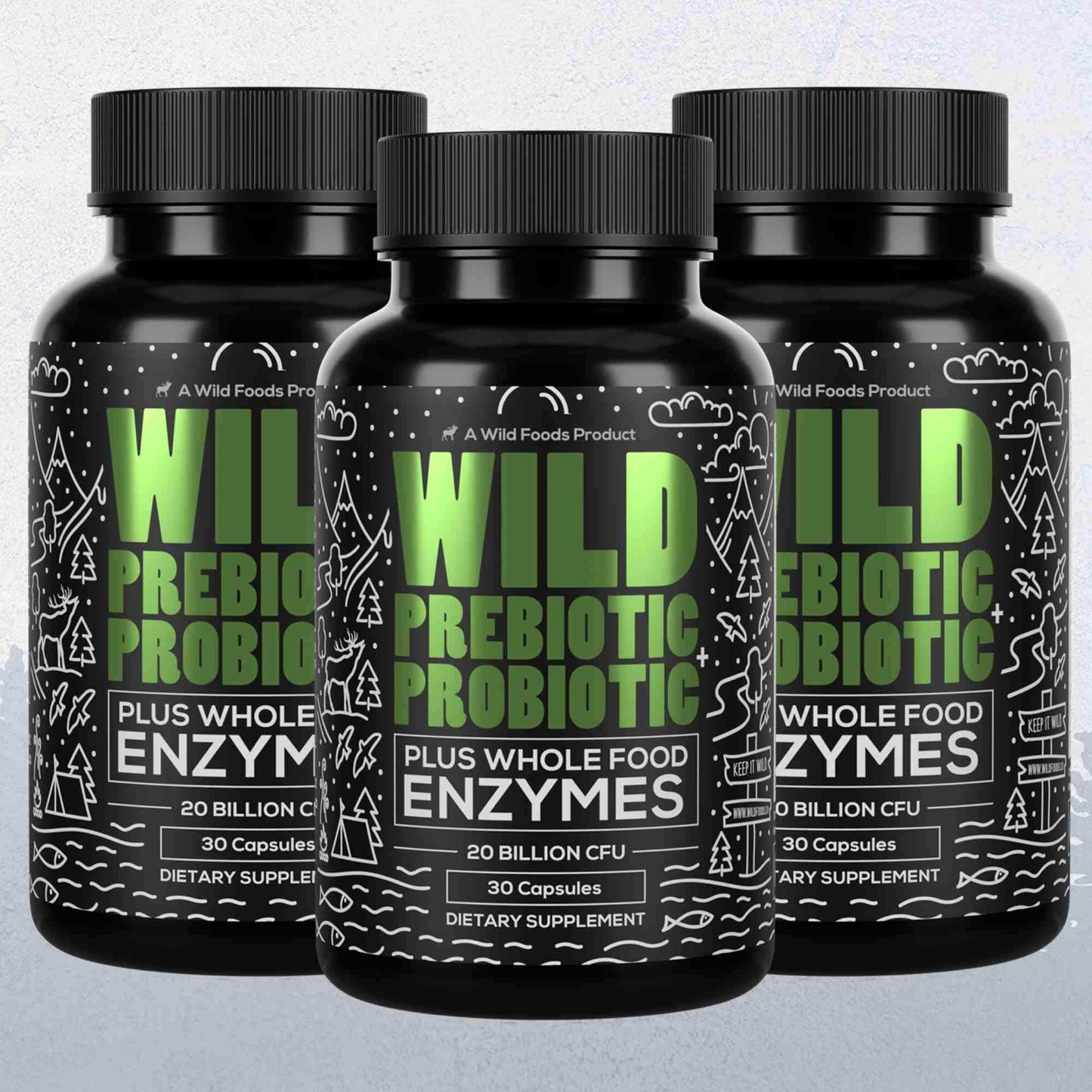 Prebiotics & Probiotics, 30 servings – Gut Health & Digestion Support