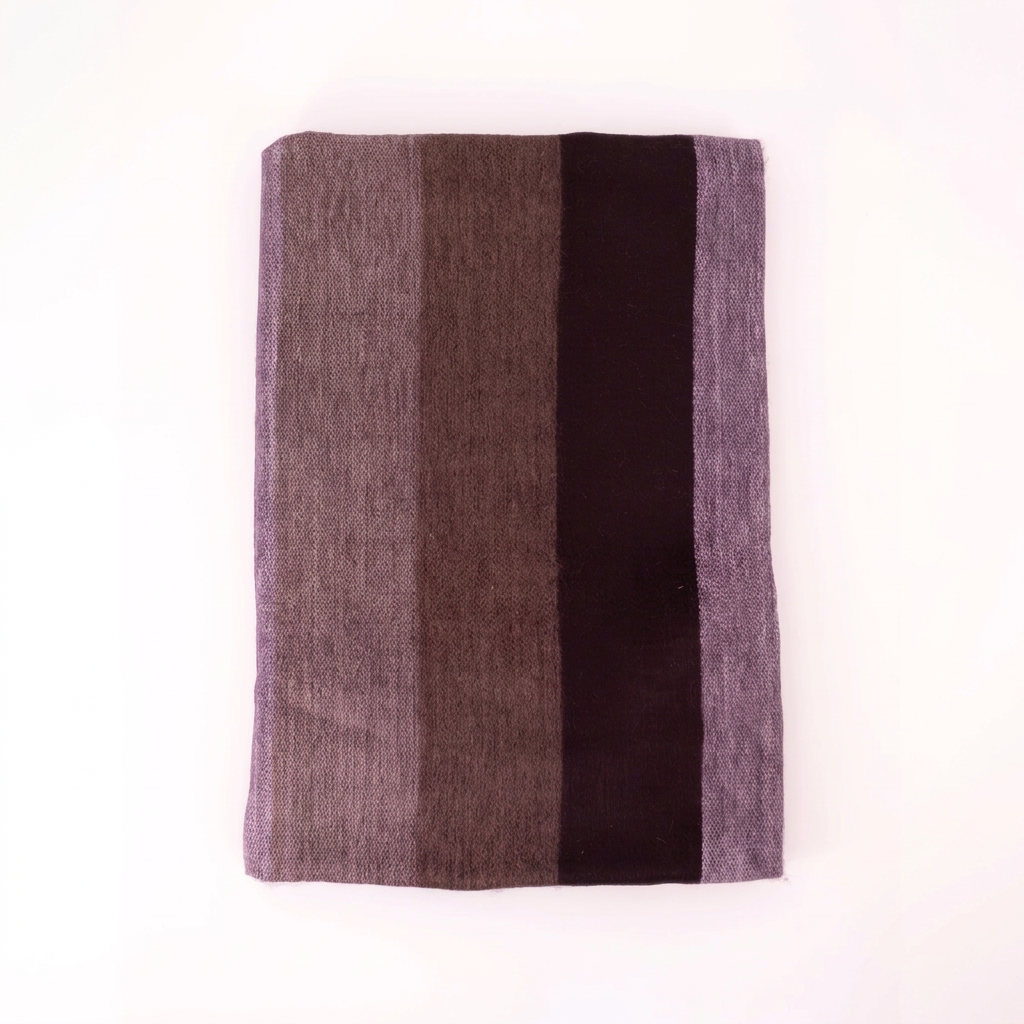 Handwoven Alpaca Throw Blanket | Deep Purple | Nawi Collection