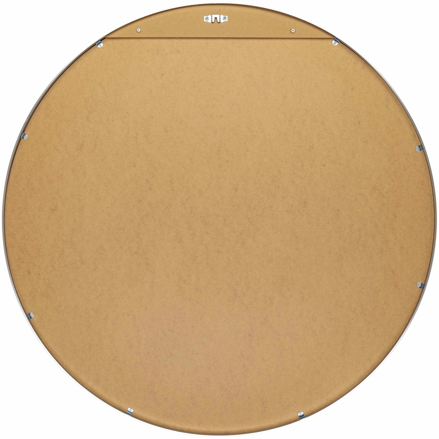 Pontalina Round Silver Gray Mirror