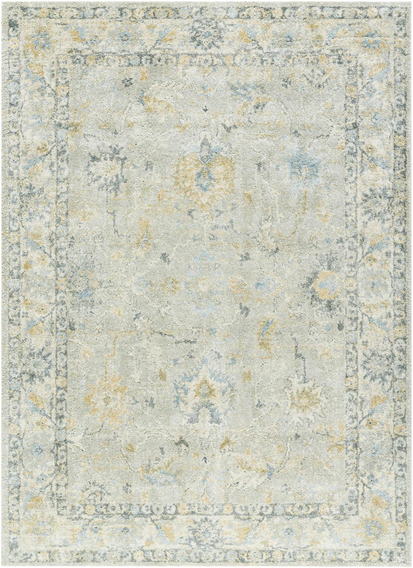 Ahmaud Beige Thick Luxe Area Rug