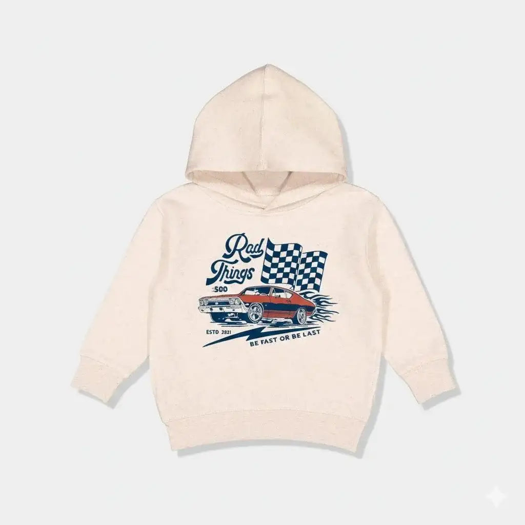 RAD THINGS 500 HOODIE - VINTAGE CREAM