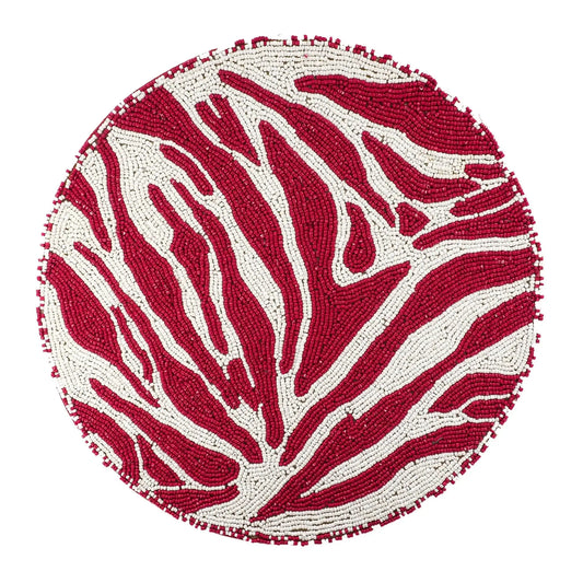Red & White Placemats Set of 2