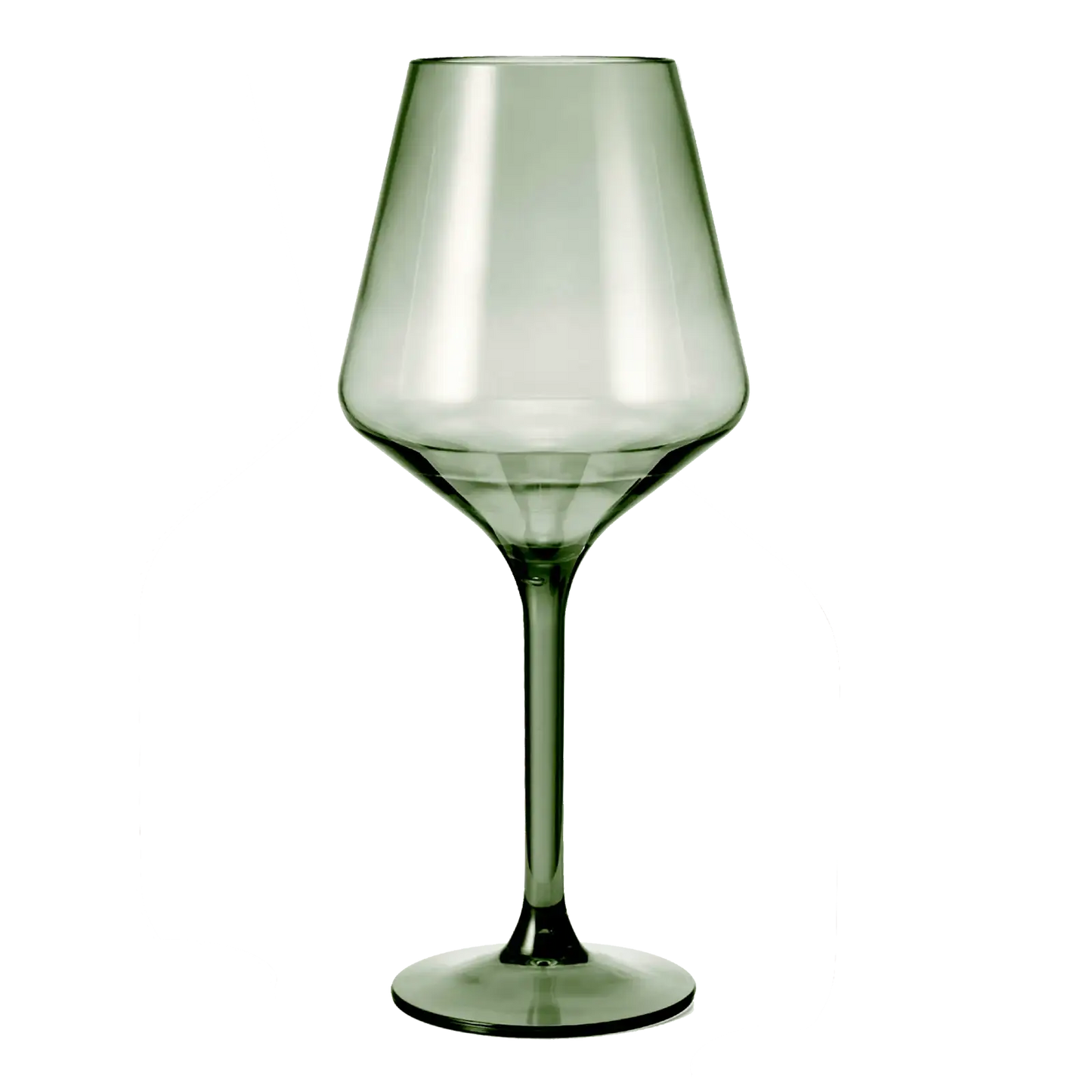 Saint Tropez Acrylic Stemmed Wine Glassware, Set of 2
