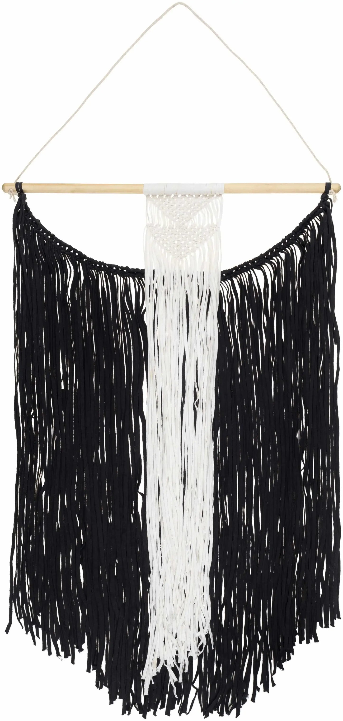 Rosebank Boho Black and White Wall Hanging - Clearance