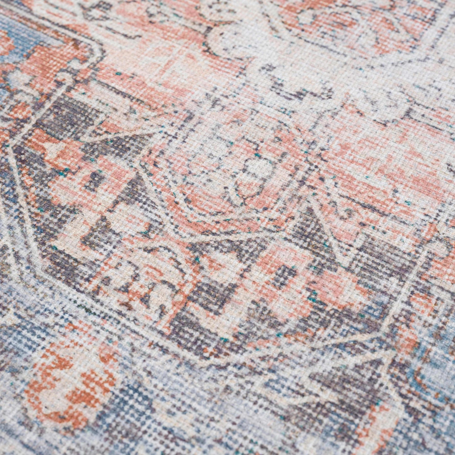 Rosman Distressed Washable Rug