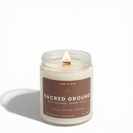 Sacred Ground – Citrus Zest & Palo Santo Soy Candle