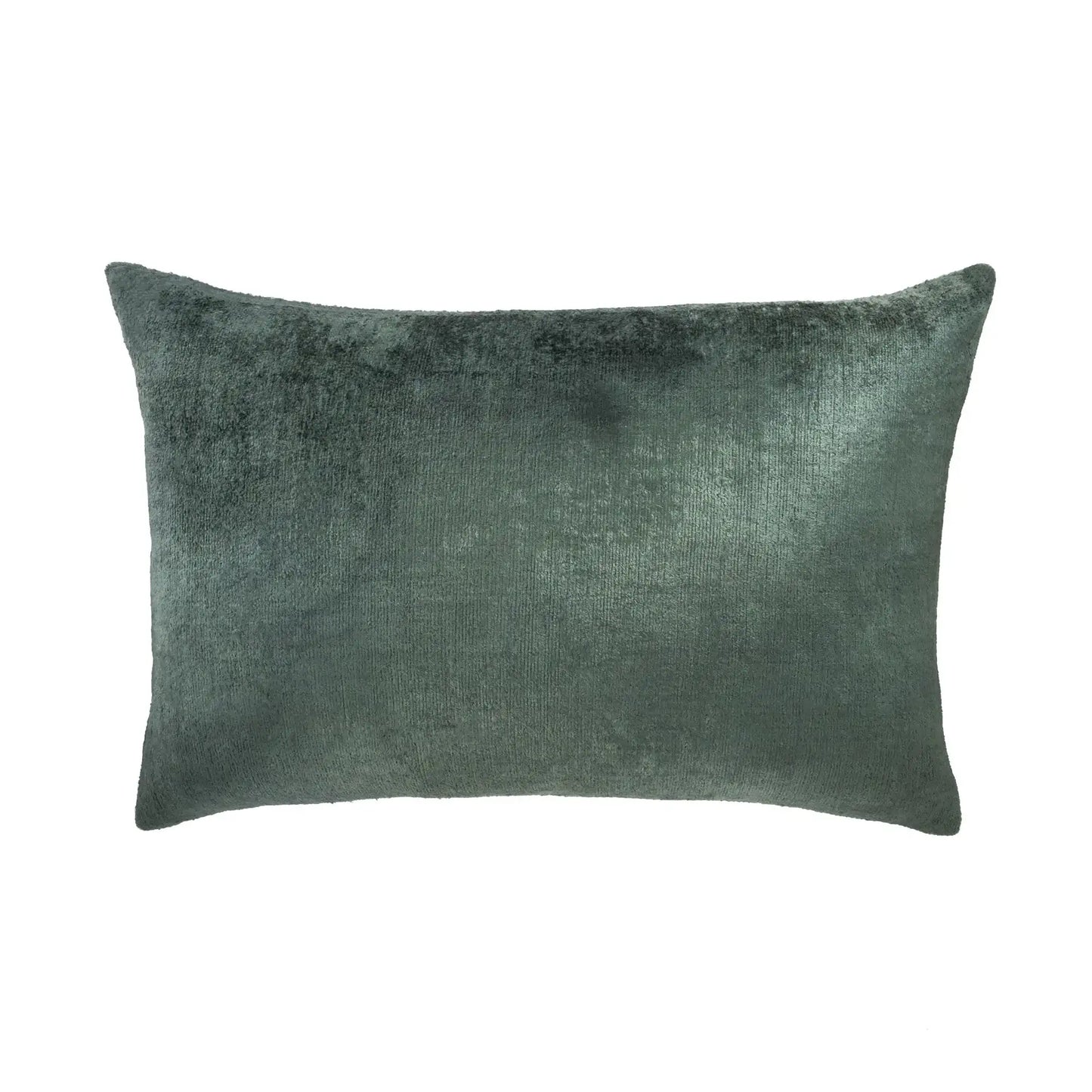 Sage Green Silk Velvet Ikat Pillow Cover 16 X 24