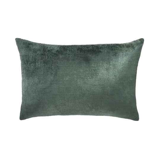 Sage Green Silk Velvet Ikat Pillow Cover 16 X 24
