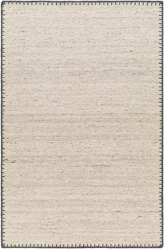 Ayumu Beige Hand Woven Wool Area Rug