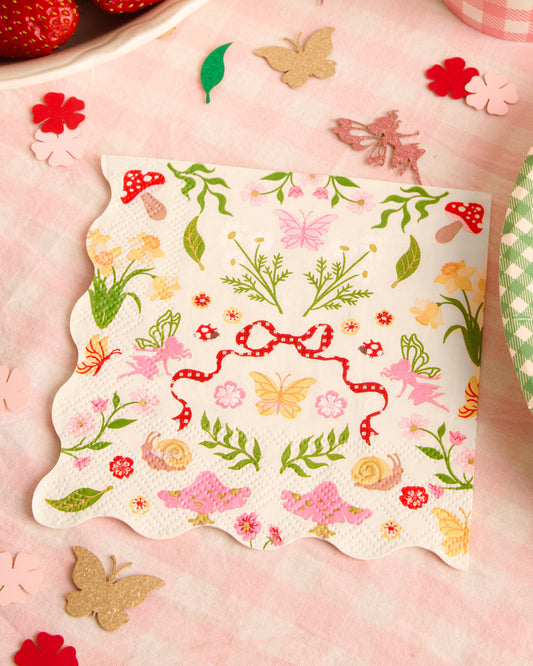 Garden Fairy Napkins - 25 paper napkins