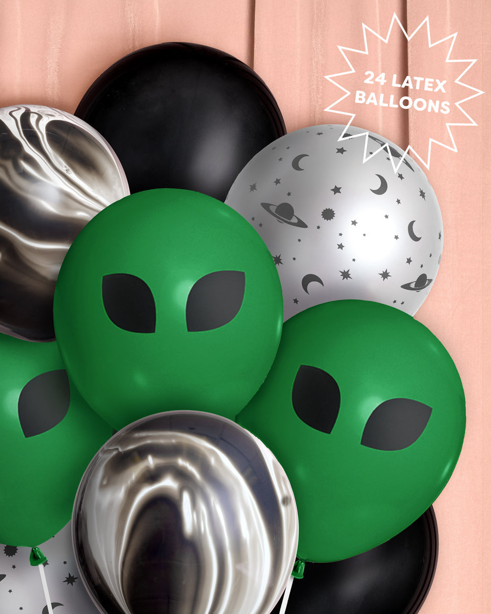 Out of This World Balloon Pack - 24 latex balloons