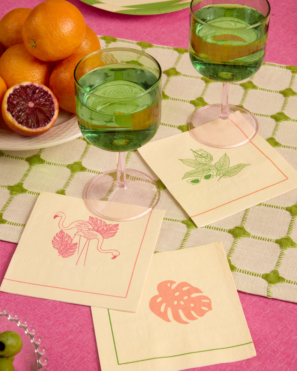 Palm Royale Napkins - 24 paper napkins