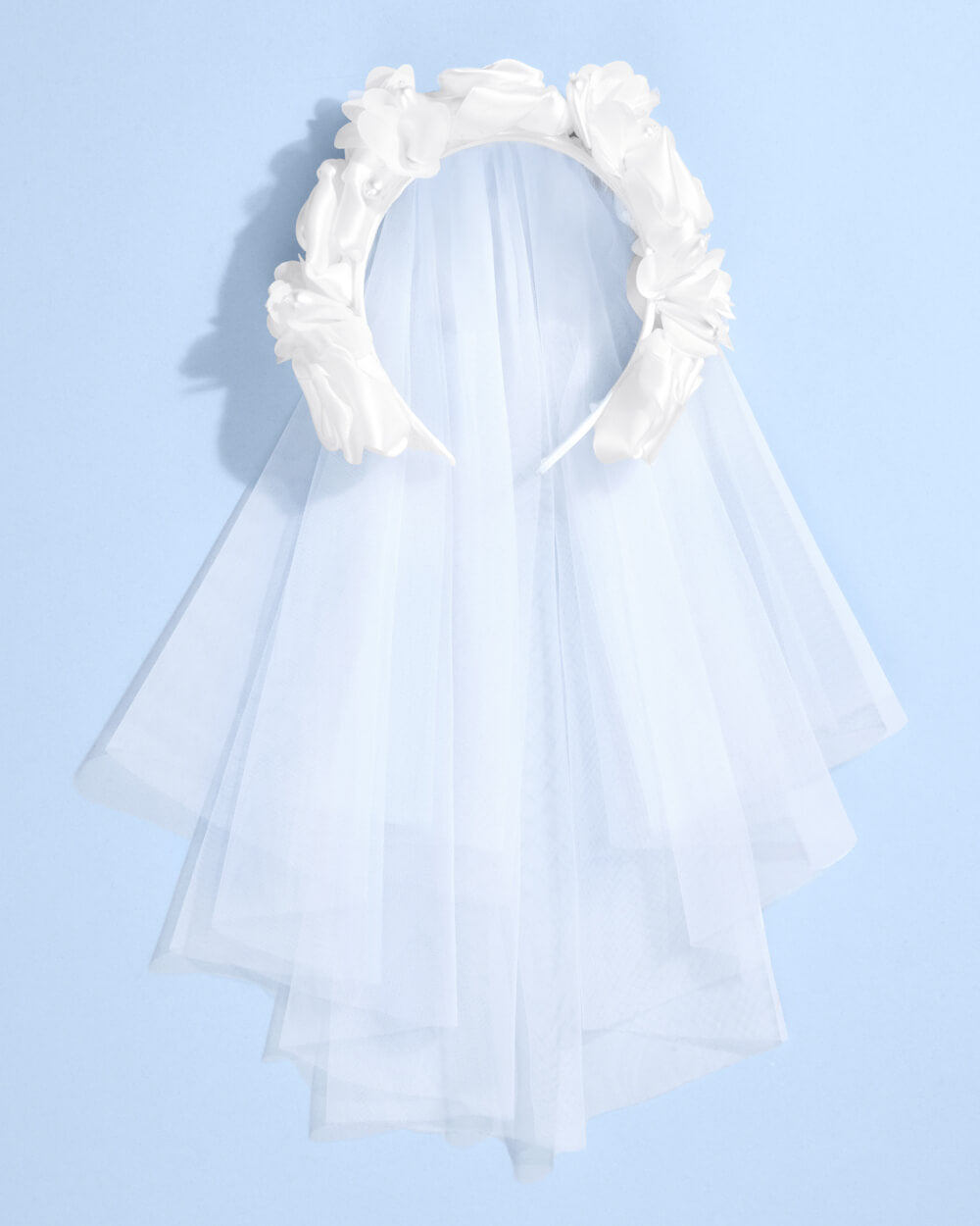 The Rosette Veil - premium headband w. tulle veil