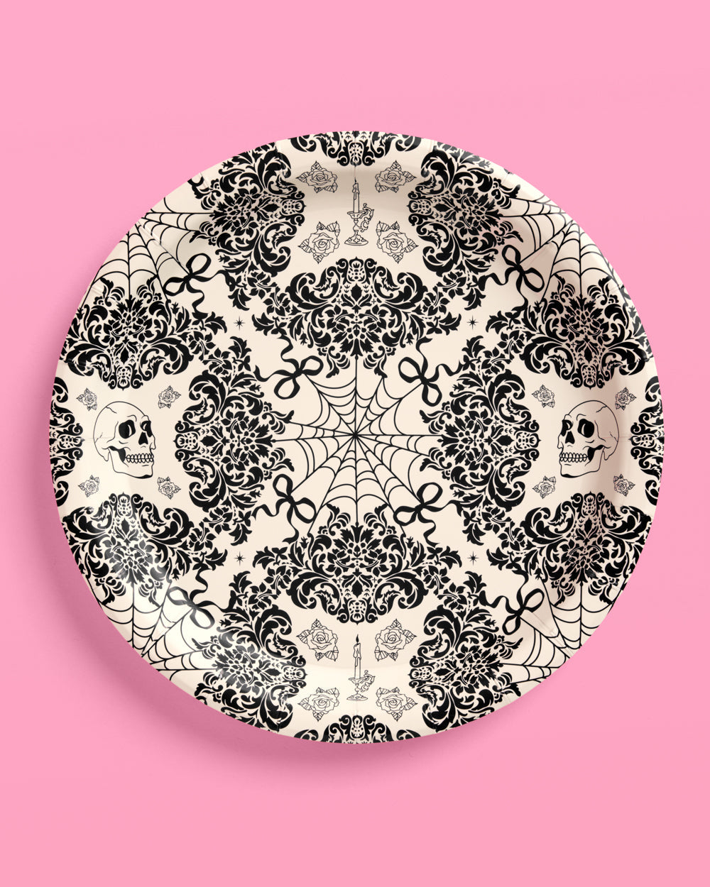 Romantic Horror Plates - 25 paper plates