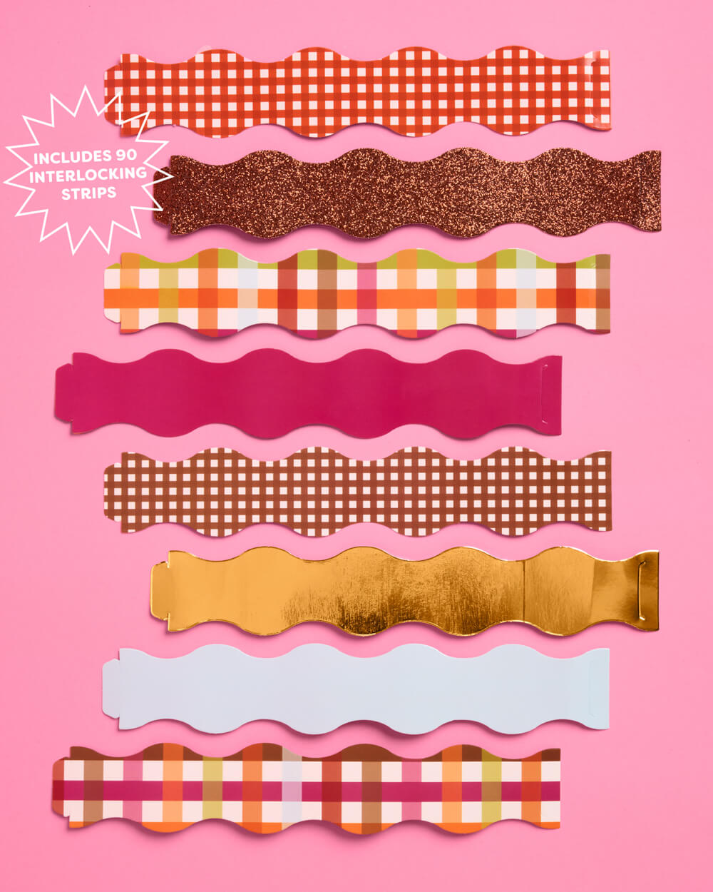 Thanksgiving Paper Chains - 90 strip holiday garland
