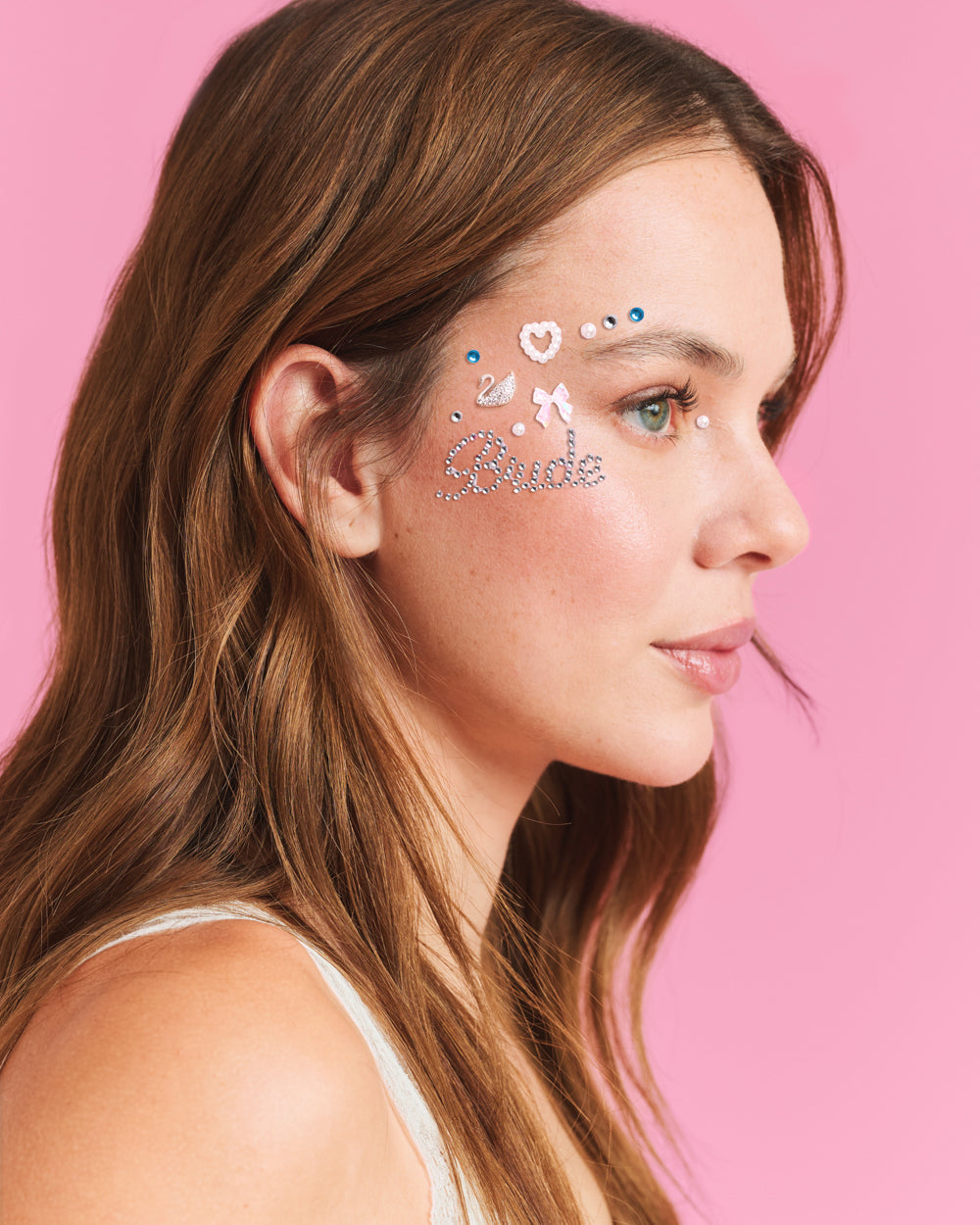 Bride Face Gems - 85 adhesive face gems