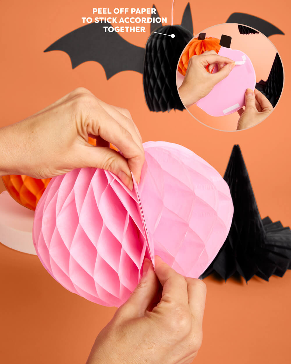 Halloween Accordion Set - 8 paper accordions