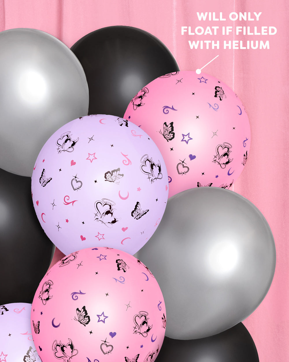 Y2K Balloons - 24 latex balloons