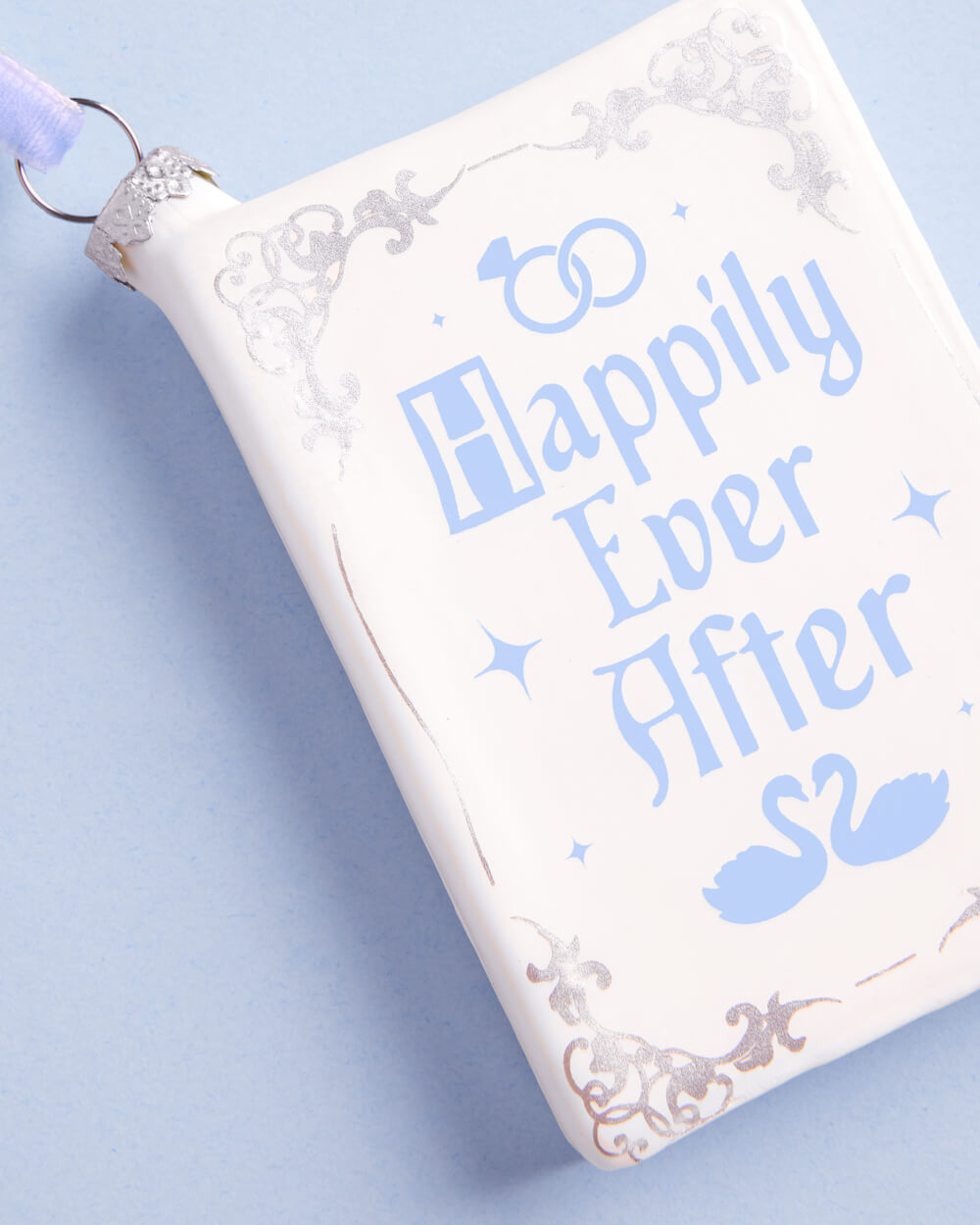Happily Ever After Ornament - glass holiday ornament