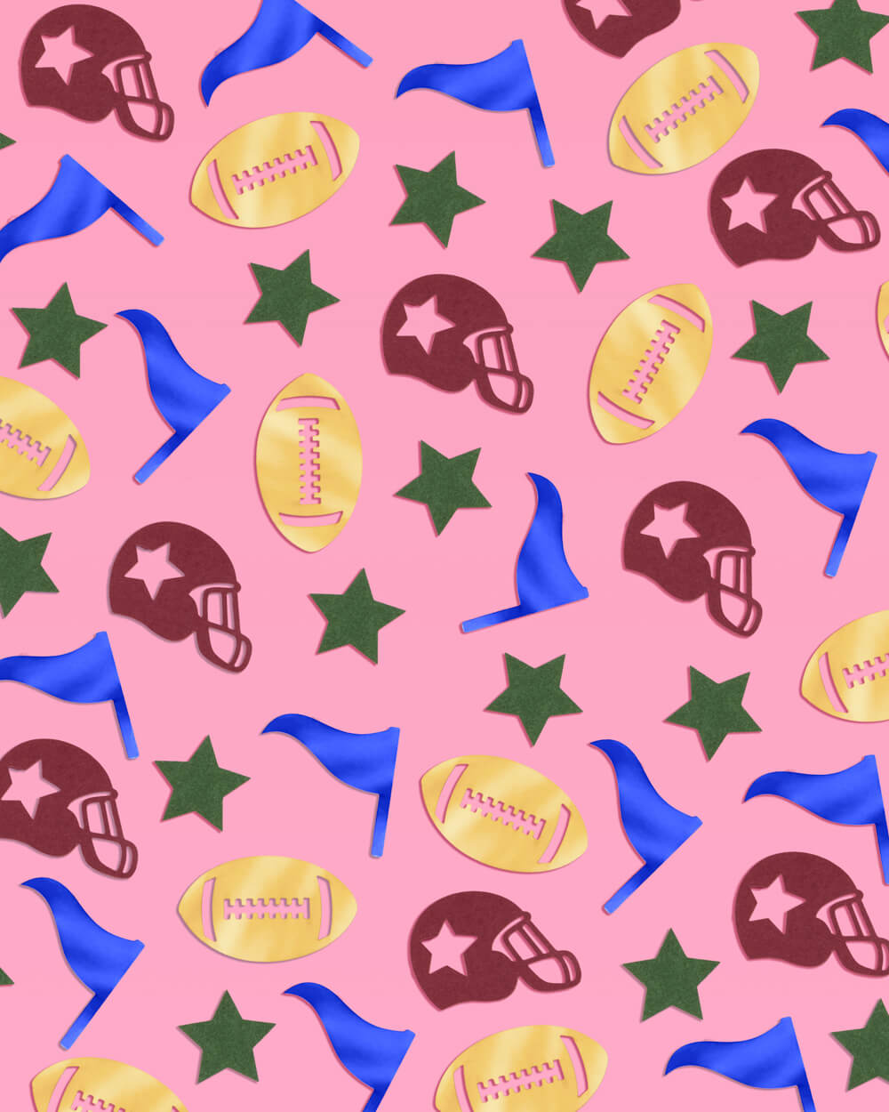 Varsity Confetti - 200 pc foil confetti