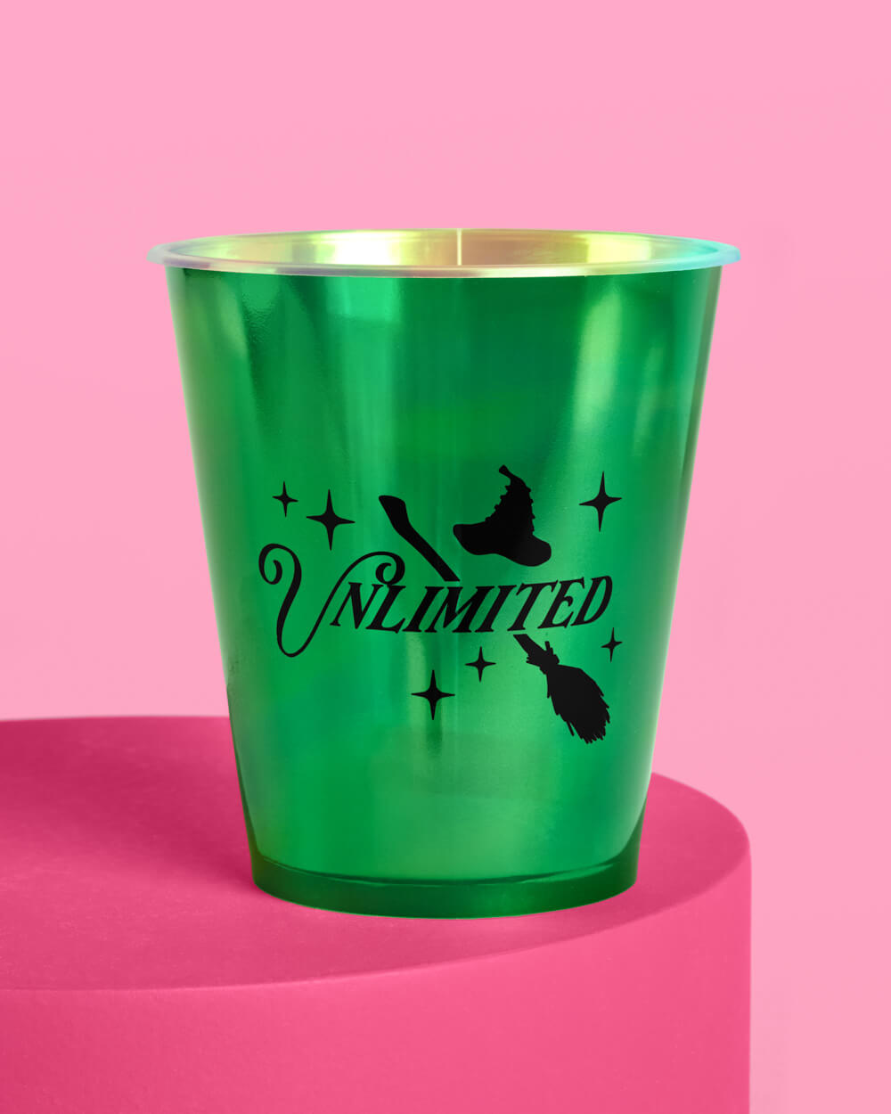 Emerald City Cups - 16 plastic cups