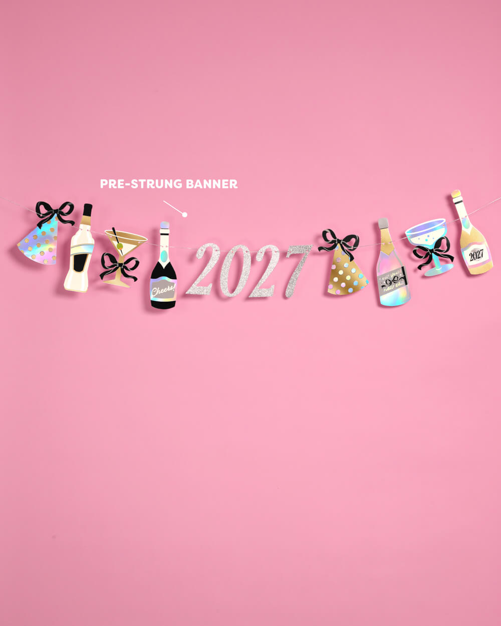 2027 NYE Banner - foil party banner