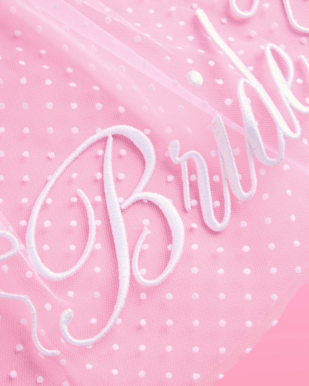 Dotted Bride Veil - embroidered bridal veil