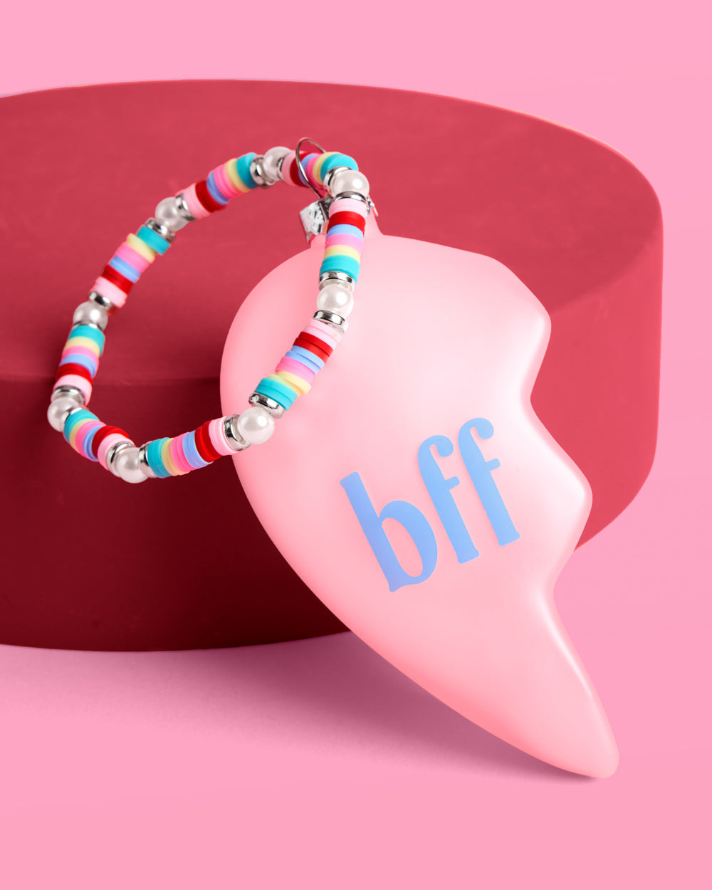 BFF Ornament - 2 piece split heart ornament
