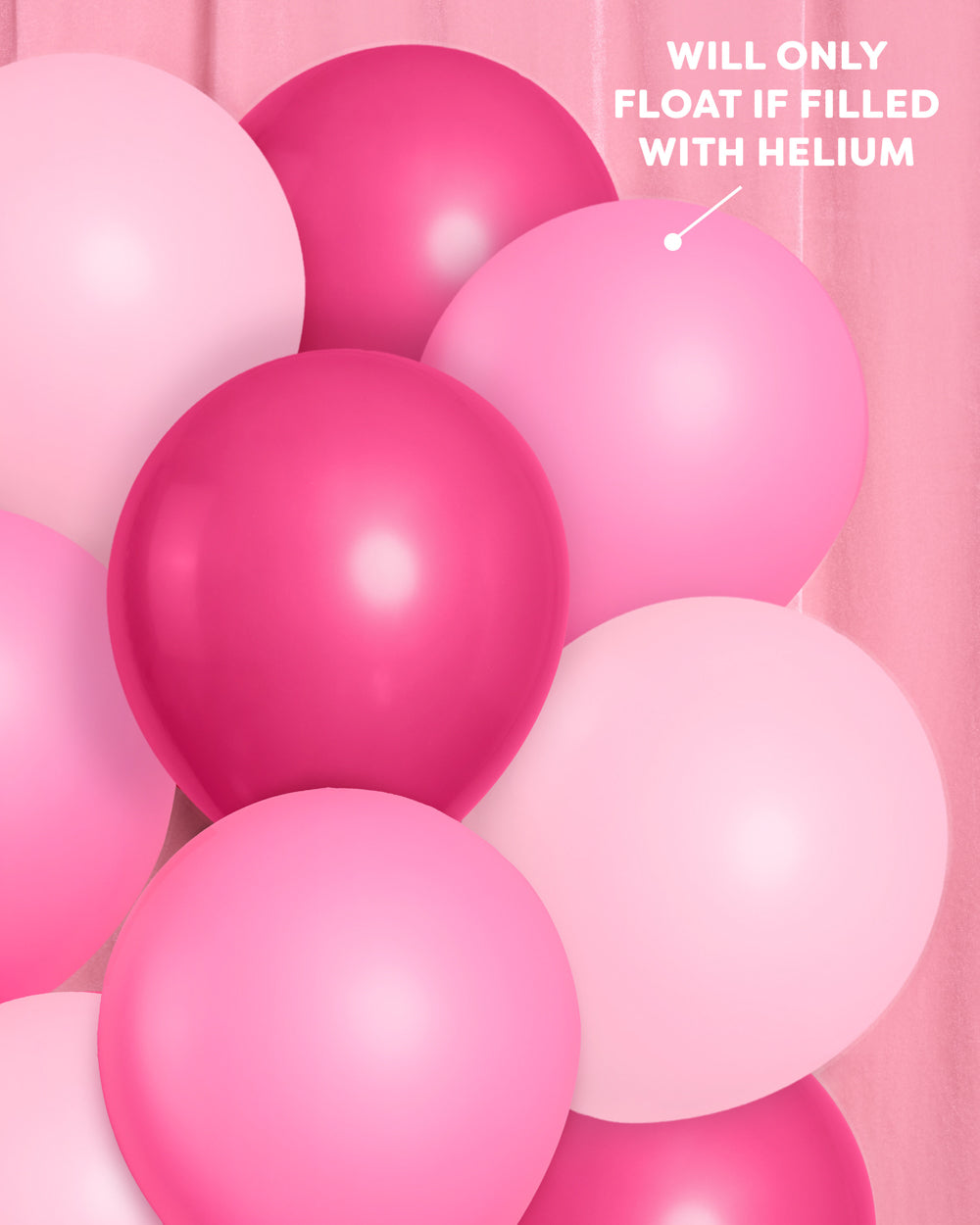 Legally Pink Pack - 24 matte balloons