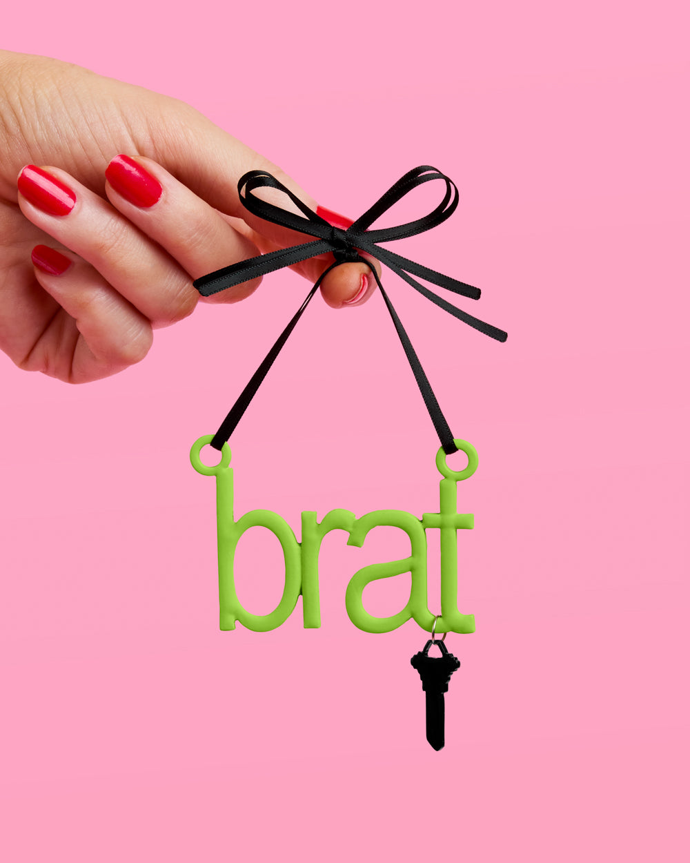 Brat Ornament - neon green ornament