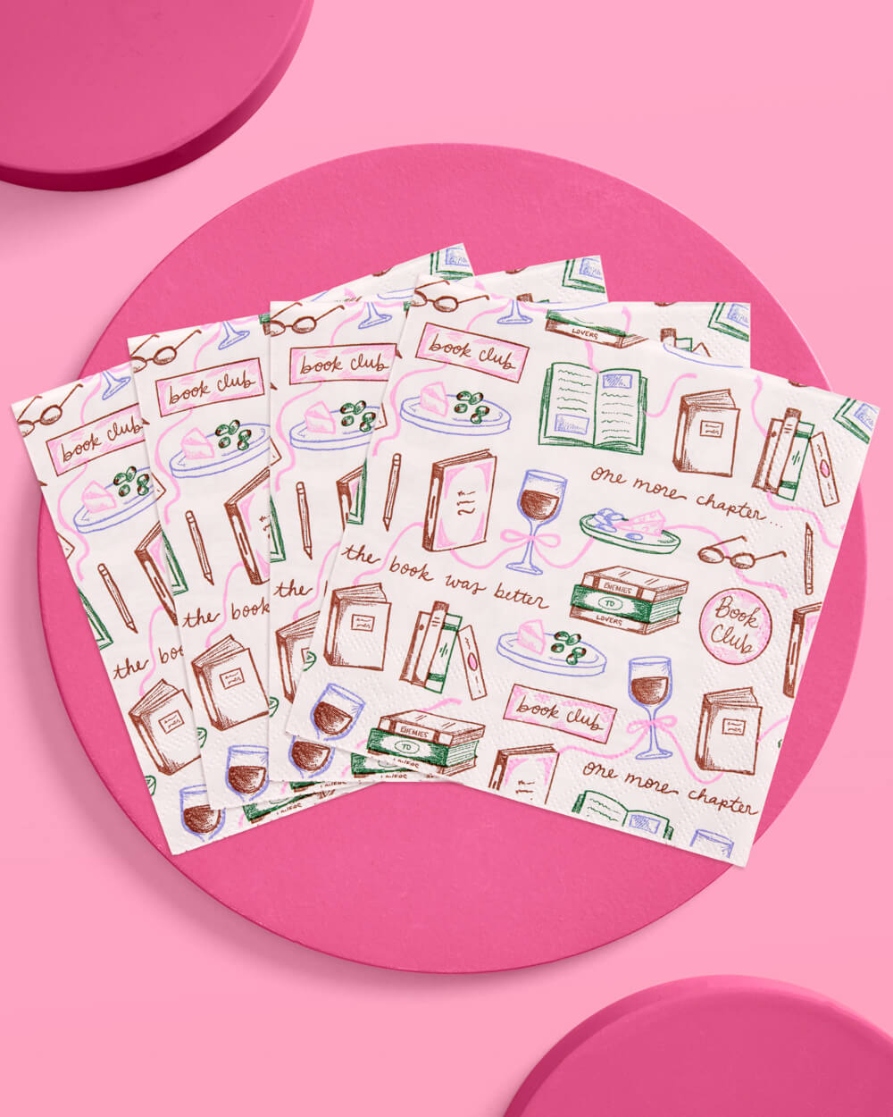 Book Club Napkins - 25 paper napkins