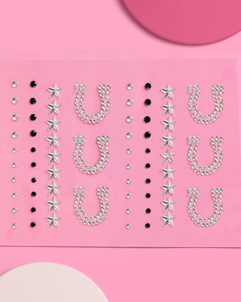 Texas Hold 'Em Gem Set - 64 adhesive face gems
