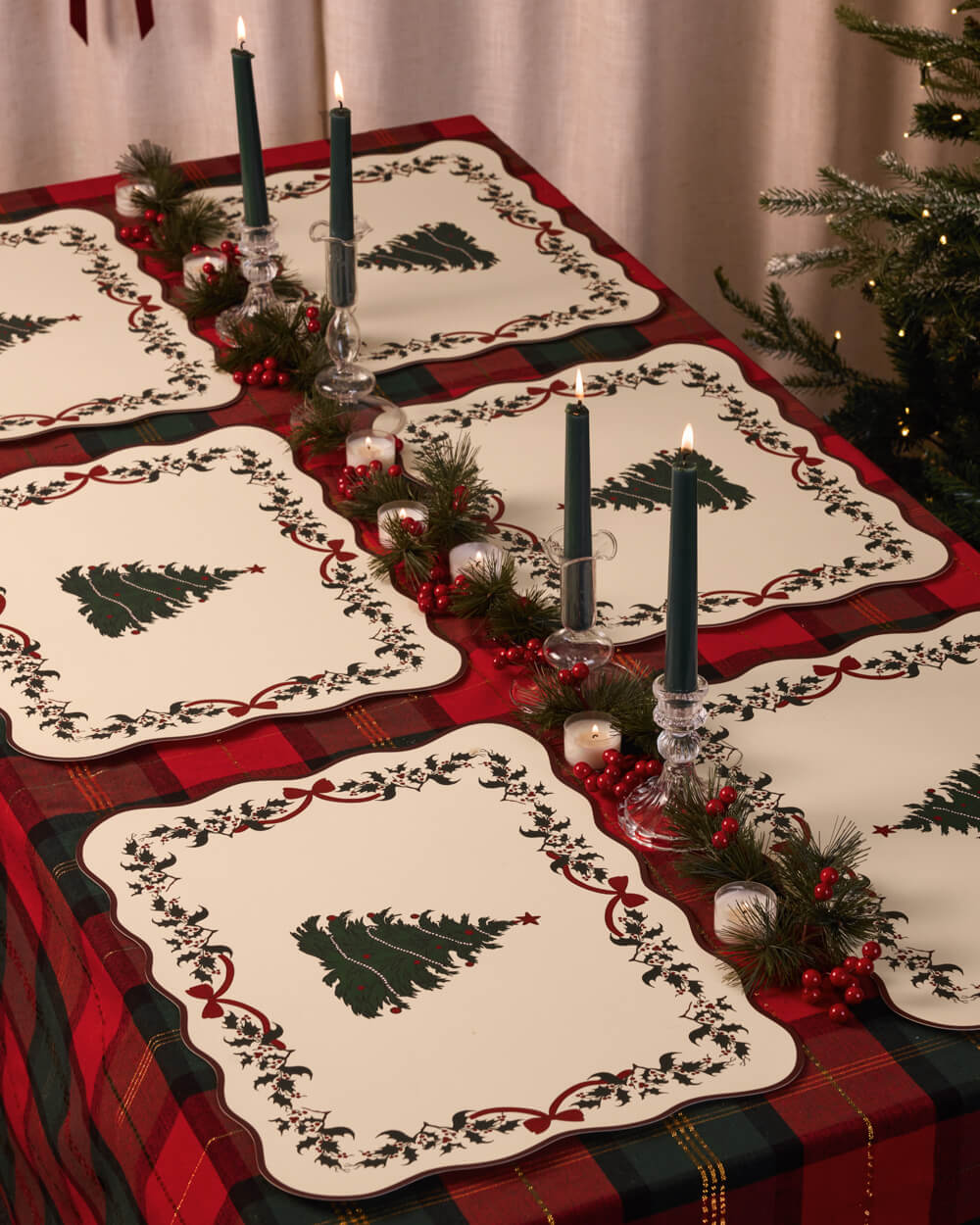 Seasons Greetings Placemats - 25 placemats